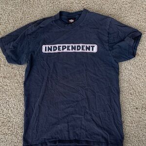 Independent Navy Blue Men's Short Sleeve Tee